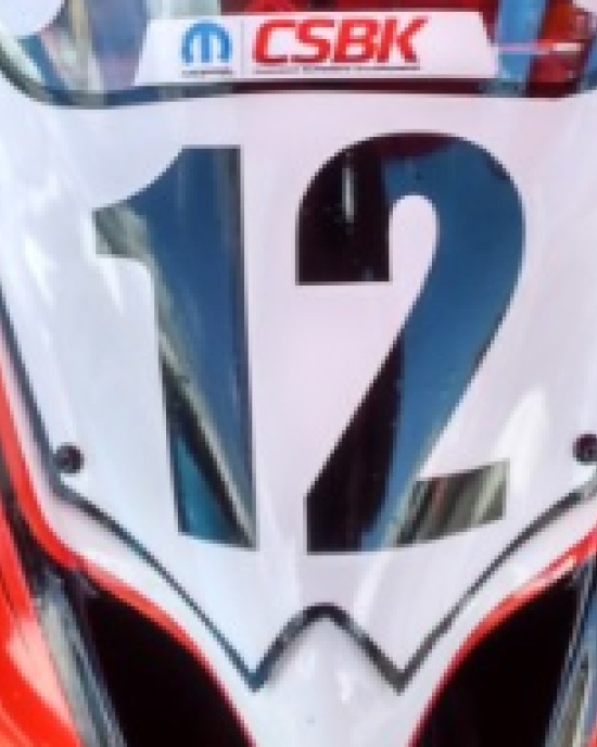 Vinyl Bike Numbers 6 "